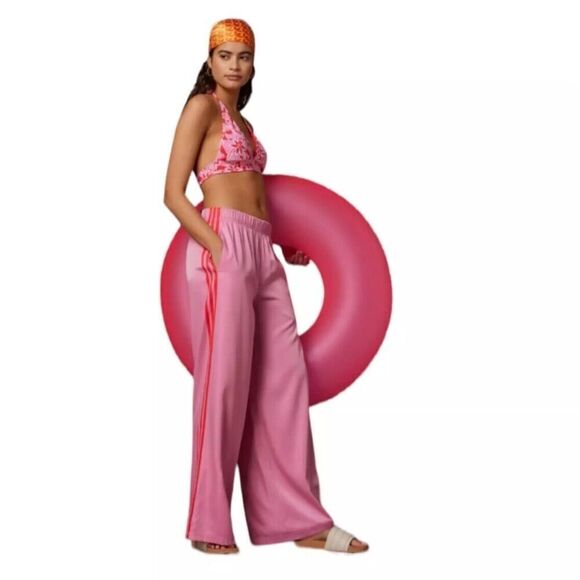 Adidas AOP Island Club Bralette Pink Floral Fabric Top Summer Deadstock NWT XS - Picture 2 of 10